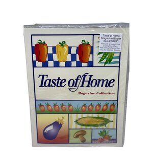 VTG Taste of Home Magazine Binder #33785 Vegetables Design Unused Recipe Storage